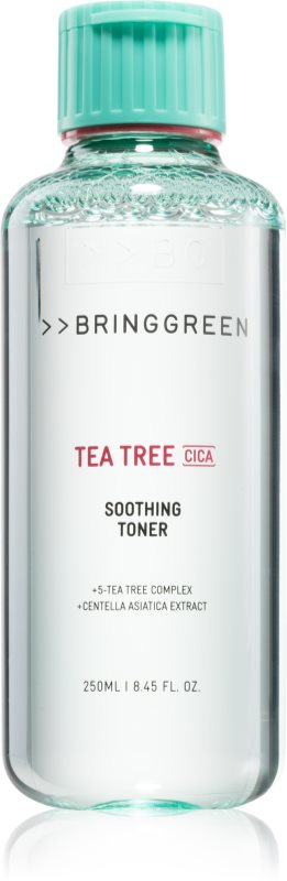 BRINGGREEN Tea Tree Cica Soothing Toner calmant tonic cu efect de hidratare 250 ml