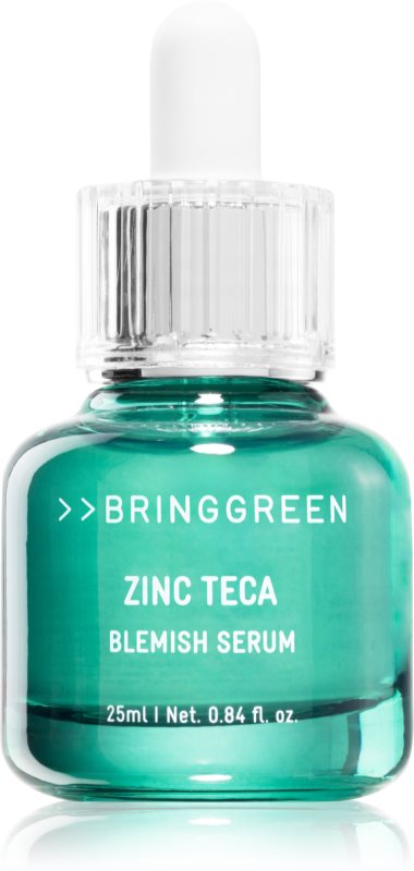BRINGGREEN Zinc Teca Blemish Serum ser calmant pentru pori dilatati 25 ml