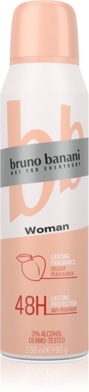 Bruno Banani Woman Peach & Musk antiperspirant 48 de ore pentru femei 150 ml