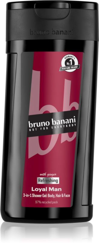 Bruno Banani Loyal Man gel parfumat pentru duș pentru bărbați 250 ml
