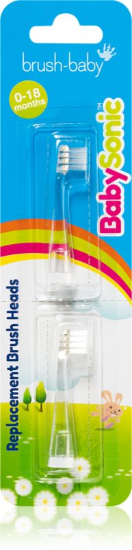 Brush Baby BabySonic capete de schimb pentru periuta de dinti 0-18 months 2 buc