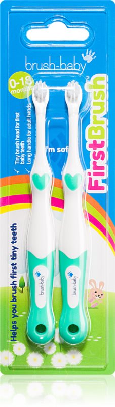 Brush Baby FirstBrush periuțe de dinți pentru copii 2 buc