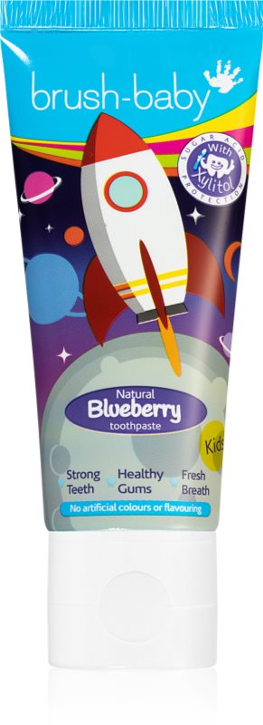 Brush Baby Rocket pasta de dinti pentru copii afine 50 ml