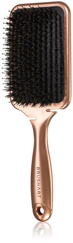 BrushArt Hair Boar bristle paddle hairbrush perie de par cu peri de mistret