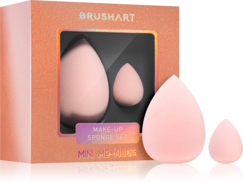 BrushArt Make-up Sponge Set Mini me - Nude burete pentru machiaj MINI ME - NUDE