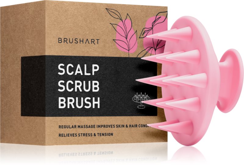BrushArt Home Salon Scalp scrub brush accesoriu de masaj pentru păr 1 buc