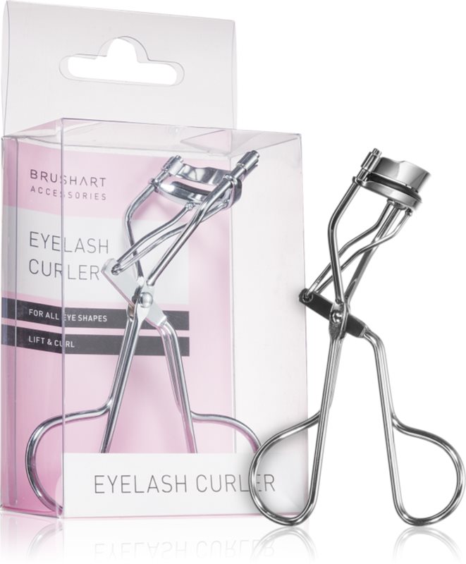 BrushArt Accessories Eyelash curler cleste pentru curbarea genelor Silver 1 buc