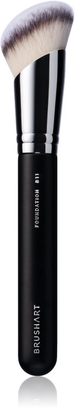BrushArt Professional B11 Angled foundation brush pensula pentru machiaj B11 1 buc