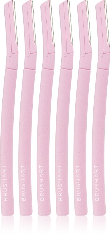 BrushArt Accessories Face & Brow razors brici pentru sprâncene 6 buc