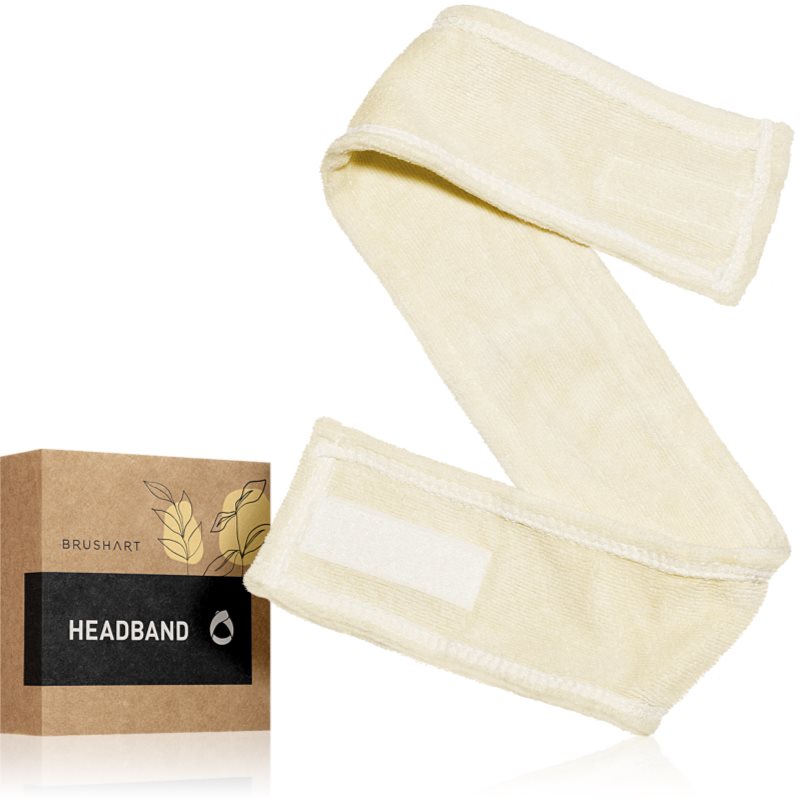 BrushArt Home Salon Headband bentiță cosmetică Cream 1 buc