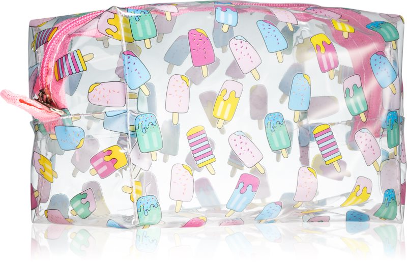 BrushArt Accessories Transparent cosmetic bag geantă de cosmetice transparentă