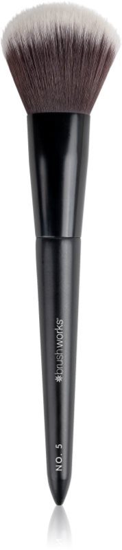 Brushworks Powder Brush pensula pentru aplicarea pudrei tip NO. 5 1 buc