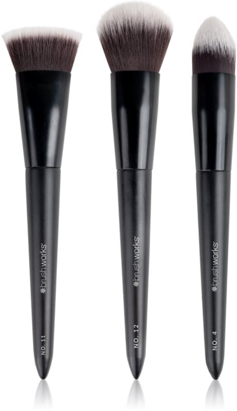 Brushworks Cream Contour and Blush Set set perii machiaj