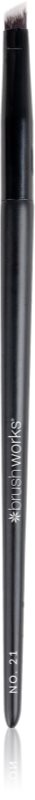 Brushworks Precise Brow perie curbata pentru sprancene tip NO. 21 1 buc