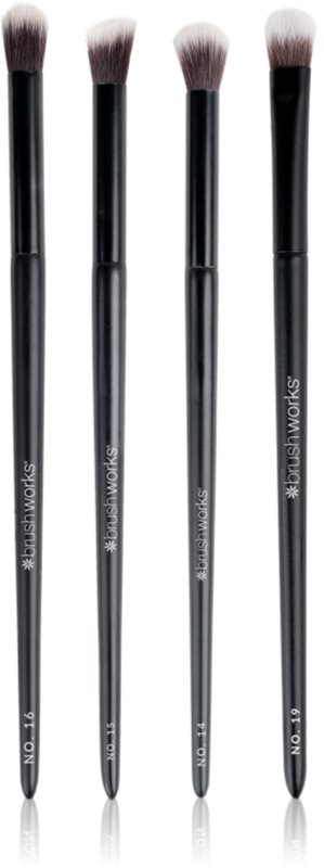 Brushworks Eye Blending Set set de pensule pentru machiajul ochilor