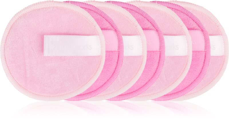 Brushworks Reusable Microfibre Cleansing Pads dischete demachiante pentru make-up