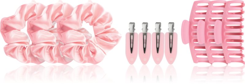 Brushworks Complete Hair Clip & Scrunchie Set set cu elastice și agrafe de păr