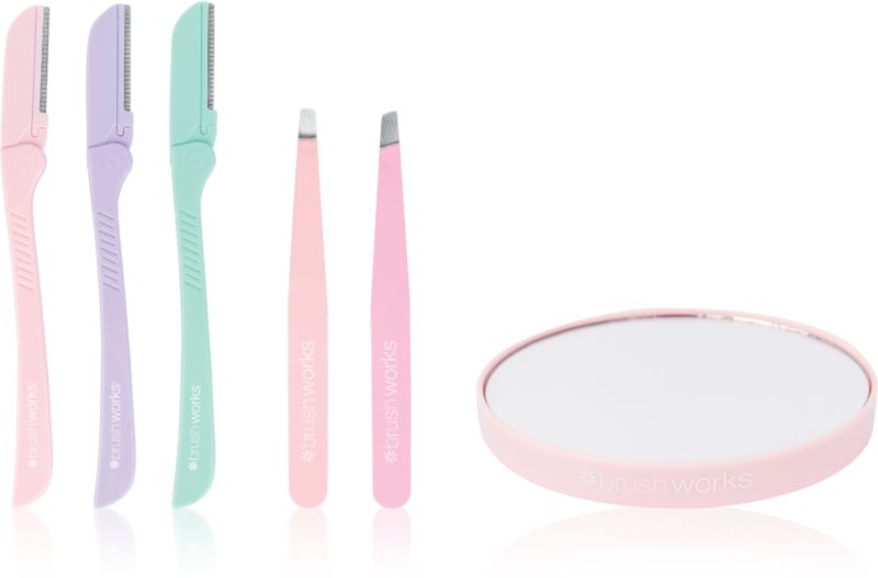 Brushworks Brow Shaping Set set pentru sprancene perfecte