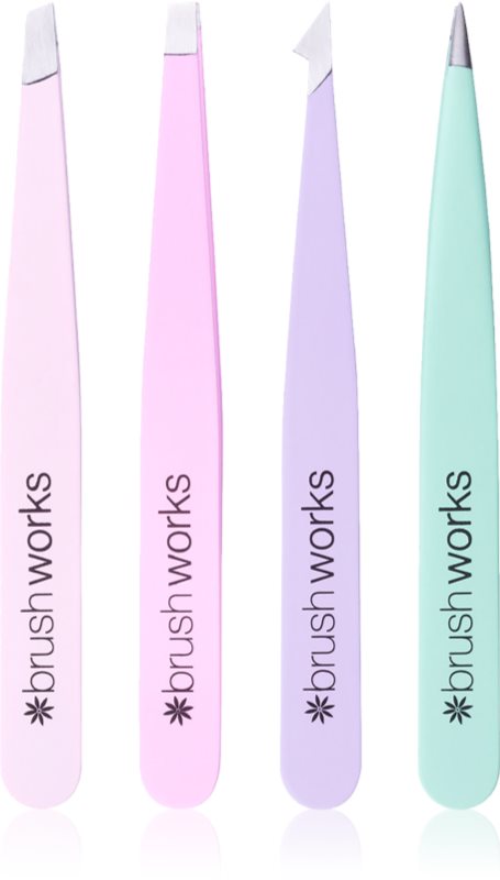 Brushworks Tweezer Set Pastel set pensete