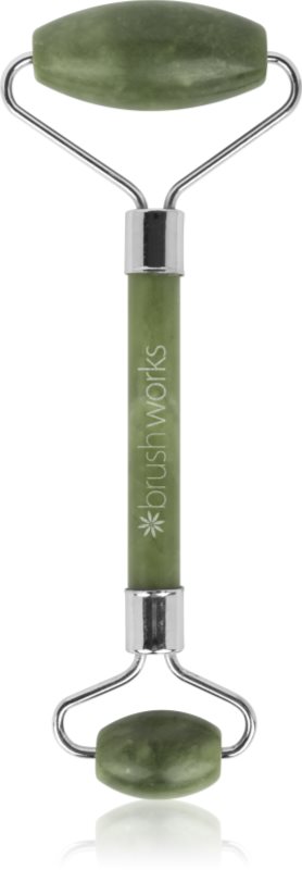 Brushworks HD Jade Roller rolă pentru masaj pentru față și ochi 1 buc