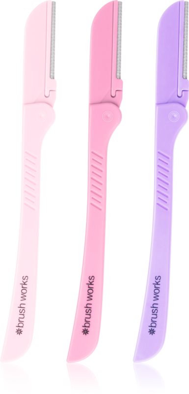 Brushworks Precision Eyebrow Razors Mixed brici pentru sprâncene
