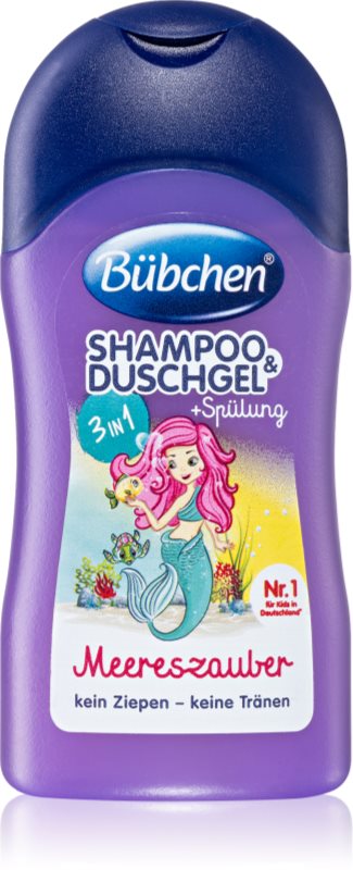 Bübchen Kids 3 in 1 șampon, balsam și gel de duș 3 în 1 pentru copii 50 ml