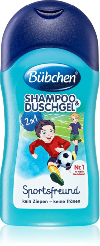 Bübchen Kids Shampoo & Shower II gel de dus si sampon 2in1 pachet pentru calatorie Sport´n Fun 50 ml