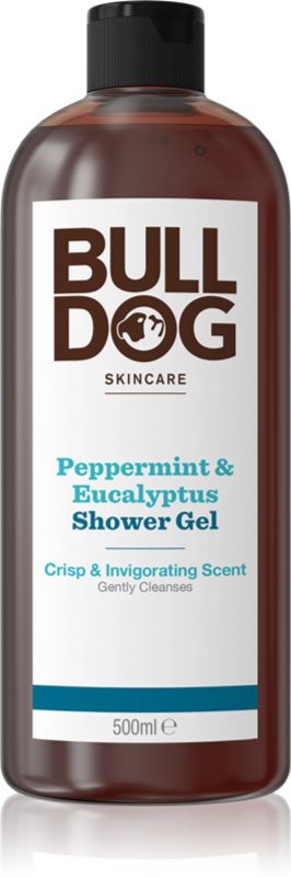 Bulldog Peppermint & Eucalyptus Shower Gel Gel de duș pentru bărbați 500 ml