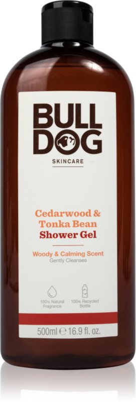 Bulldog Cedarwood and Tonka Bean Gel de duș pentru bărbați 500 ml