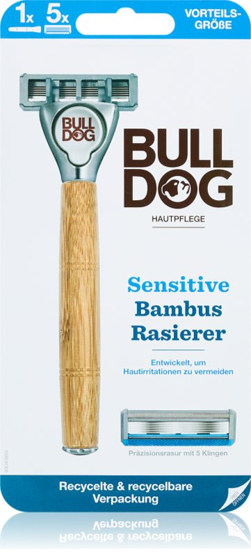 Bulldog Sensitive Bamboo aparat de ras + rezervă 1 buc