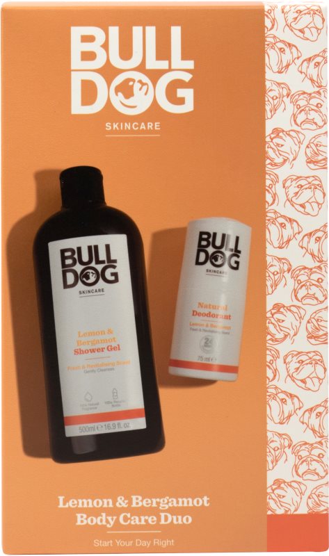 Bulldog Lemon & Bergamot Body Care Duo set cadou pentru corp