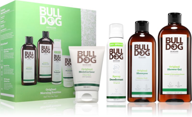 Bulldog Original Morning Routine set corp si fata
