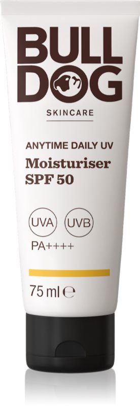 Bulldog Anytime Daily UV Moisturiser cremă hidratantă SPF 50 75 ml