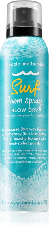 Bumble and bumble Surf Foam Spray Blow Dry spray pentru păr cu efect de plajă 150 ml