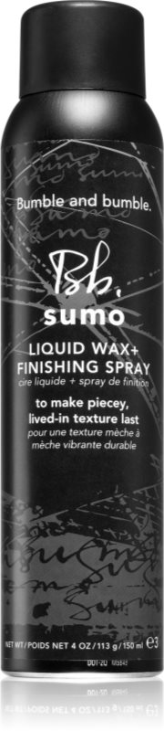 Bumble and bumble Sumo Liquid Wax + Finishing Spray ceară lichidă pentru păr Spray 150 ml