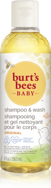 Burt’s Bees Baby Bee sampon si gel de baie 2 in 1 pentru utilizarea de zi cu zi 236.5 ml