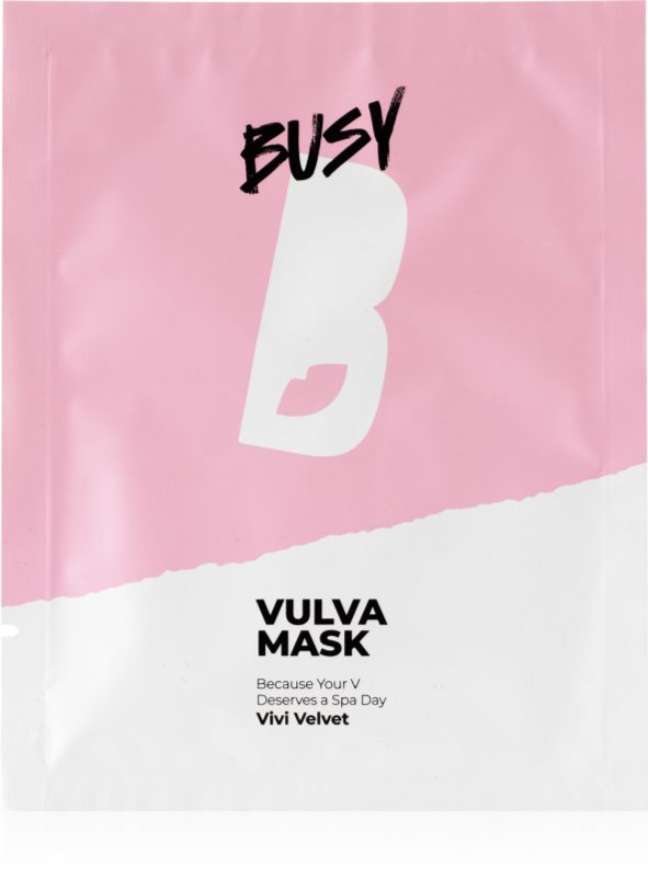 BusyB Vivi Velvet Vulva Mask masca pentru partile intime 1 buc