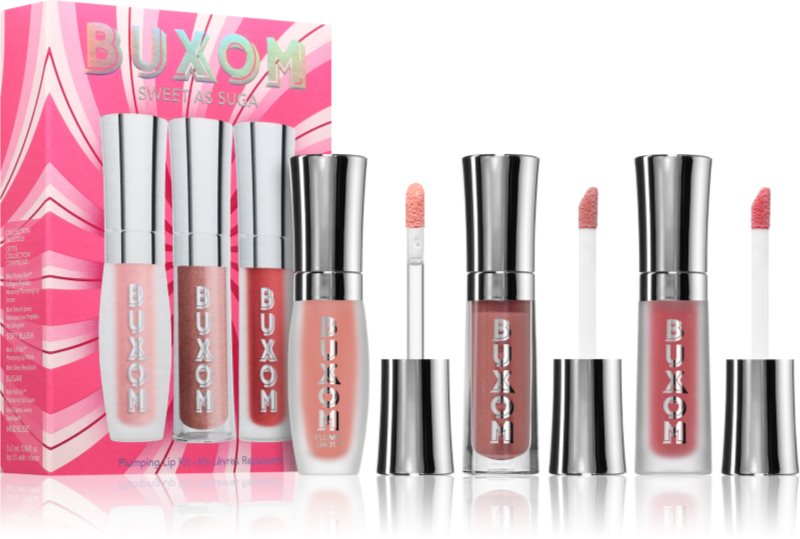 Buxom SWEET AS SUGA PLUMPING LIP KIT set cadou