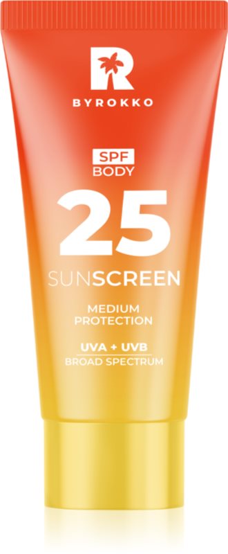 BYROKKO Body Sunscreen crema de corp pentru protectie solara SPF 25 150 ml