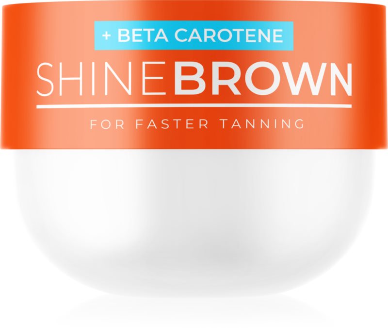 BYROKKO Shine Brown Beta Carotene cremă pentru plaja cu beta-caroten 210 ml