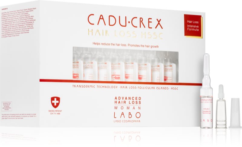 CADU-CREX Hair Loss HSSC Advanced Hair Loss tratament de păr pentru femei împotriva căderii avansate a părului 40x3.5 ml