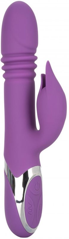 California Exotic Enchanted Kisser vibrator cu stimularea clitorisului Purple 23,5 cm