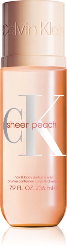 Calvin Klein CK Sheer Peach spray parfumat pentru corp și păr unisex 236 ml
