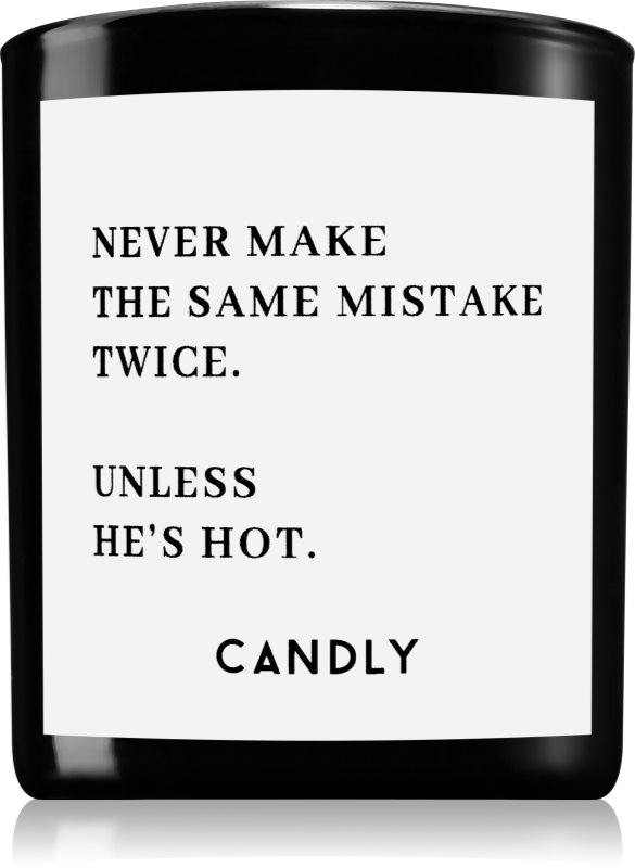 Candly & Co. Never make the same mistake twice lumânare parfumată 250 g