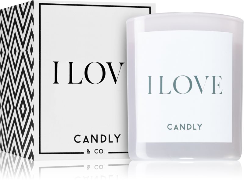 Candly & Co. I Love lumânare parfumată 250 g