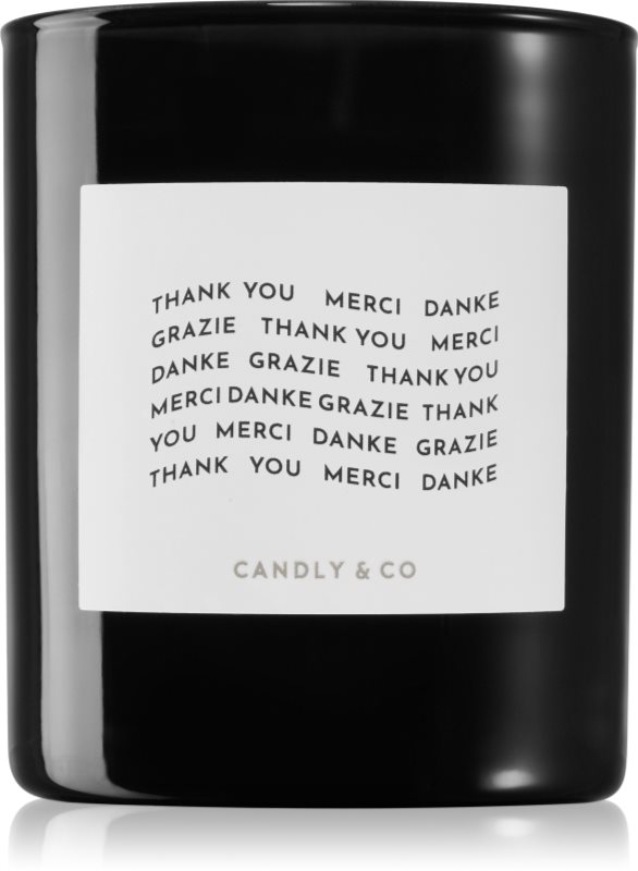 Candly & Co. No. 7 Thank You Merci Danke Grazie lumânare parfumată 250 g
