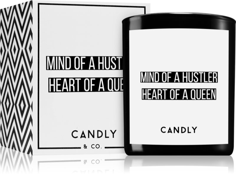 Candly & Co. Mind of a hustler Heart of a queen lumânare parfumată 250 g