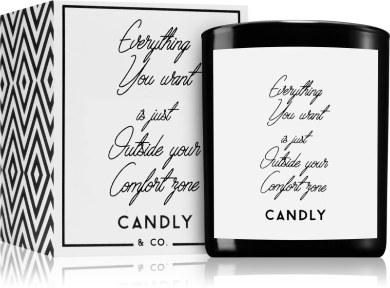 Candly & Co. Everything you want is just outside your comfort zone lumânare parfumată 250 g