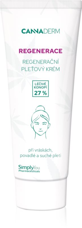 Cannaderm Regeneration Cream for dry and sensitive skin crema regeneratoare pentru piele uscata si sensibila 75 g