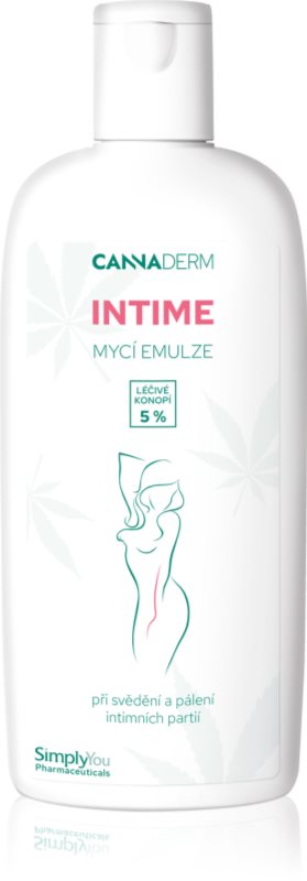 Cannaderm Intime Cleansing emulsion emulsie pentru igiena intima cu ulei de canepa 200 ml
